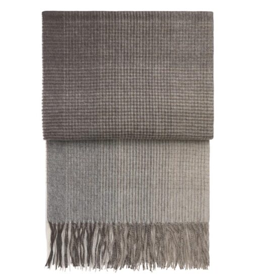 plaid bruin alpaca wol elvang horizon