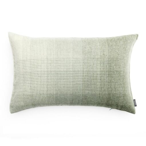 kussen groen botanic langwerpig alpaca wol