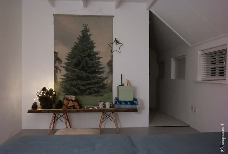 kerstboom slaapkamer avond kerstboom slaapkamer avond