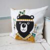 Kussen kinderkamer Beer Oker