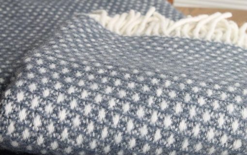 plaid blauwgrijs blauw klippan wol