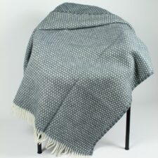 plaid blauw wol lamswol klippan knut
