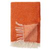 plaid oranje lamswol klippan velvet