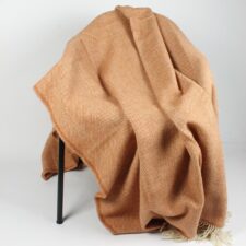 plaid oranje wol visgraat silkeborg romo