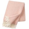 plaid roze lamswol klippan samba