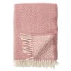 plaid roze lamswol klippan velvet