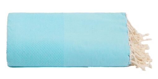plaid turquoise katoen grand foulard