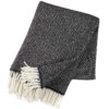 plaid zwart lamswol klippan samba