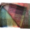 Plaid brushed mohair: blauw rood groen (heide)