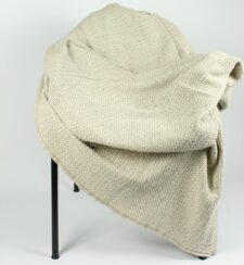 plaid beige katoen klippan basket