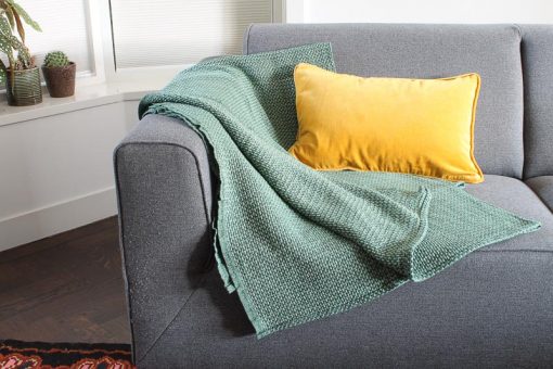 plaid groen katoen klippan