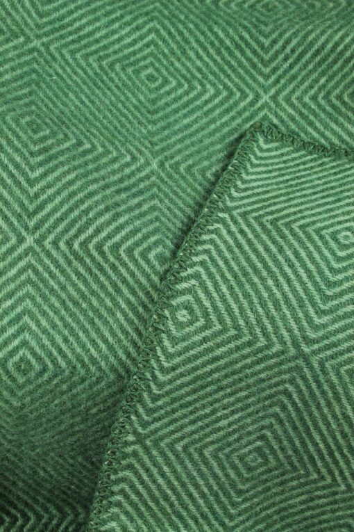 plaid groen lamswol wol klippan nova