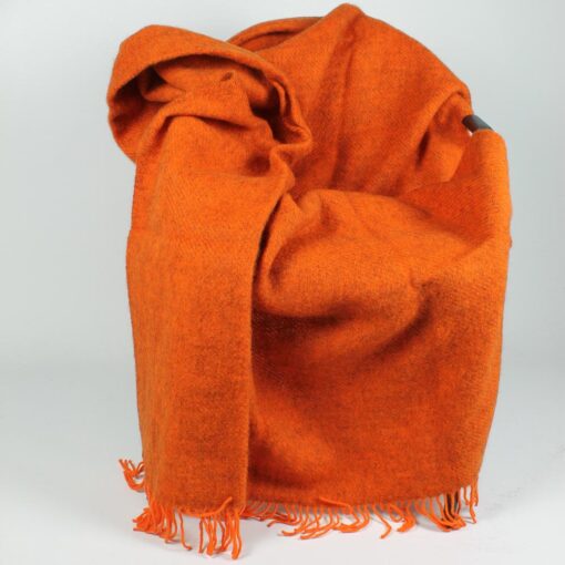 plaid oranje wol gotland