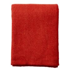 plaid rood lamswol klippan nova