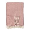 plaid roze lamswol klippan chevron