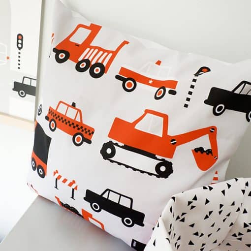 kussen oranje voertuigen auto terracotta