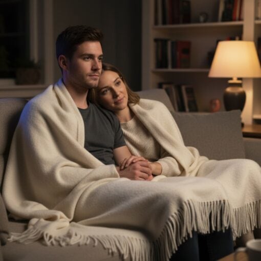 plaid off-white merinowol McNutt Ookinhetpaars