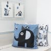kussen blauw olifant kinderkamer