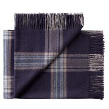 plaid blauw ruiten baby alpacawol silkeborg buenos