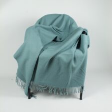 plaid blauw wol effen silkeborg athen