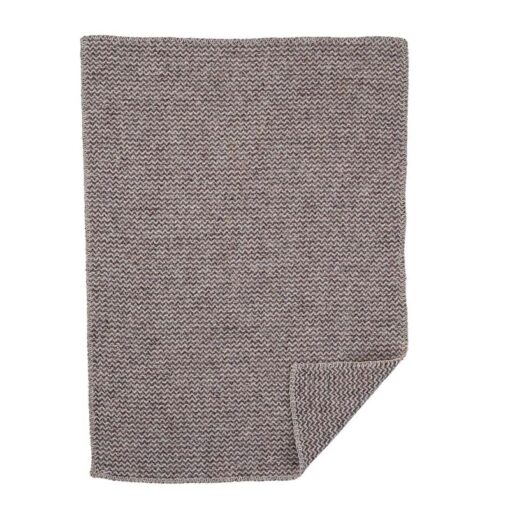 wiegdeken beige bruin recycled wol klippan wave