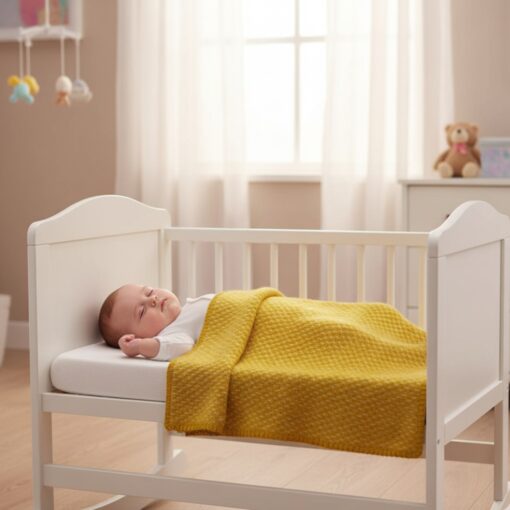 wiegdeken geel wol Klippan Velvet Ookinhetpaars