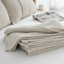 gebreide woonplaid beige moyha take a rest beige