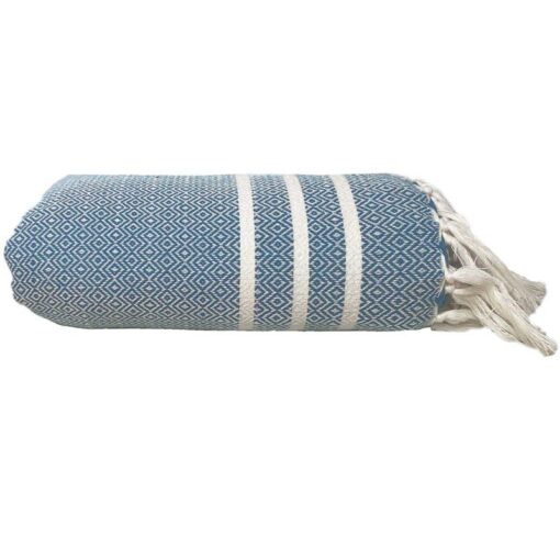 plaid petrol katoen stripes