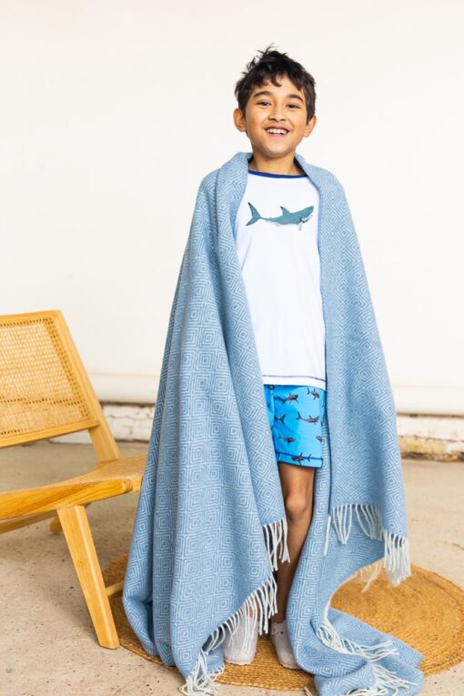 plaid wol blauw diamanten ookinhetpaars