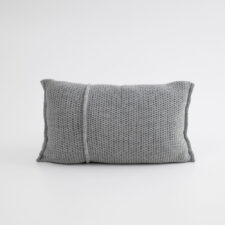 gebreid grijs sierkussen moyha dreamy grey