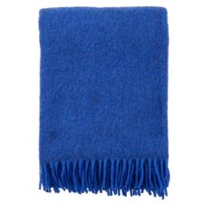 plaid blauw wol gotland klippan