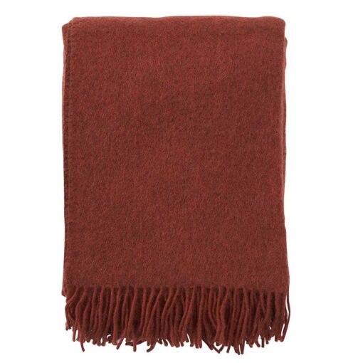 plaid bruin wol gotland klippan