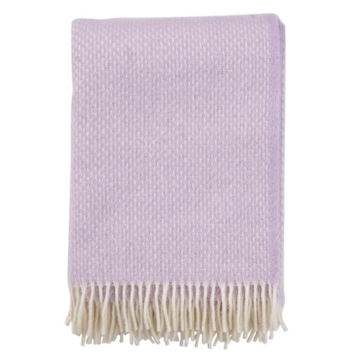 plaid lila lamswol klippan preppy