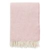plaid roze lamswol klippan preppy