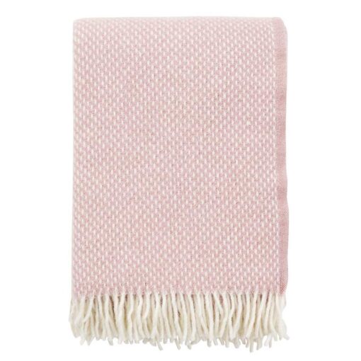 plaid roze lamswol klippan preppy
