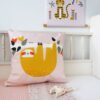 kussen roze jungle kinderkamer