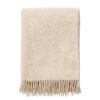 plaid beige lamswol klippan earth