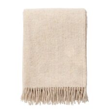 plaid beige lamswol klippan earth