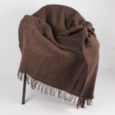 plaid bruin wol recycled klippan earth