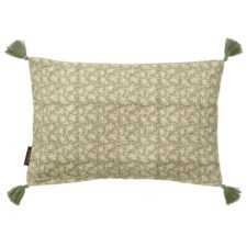 kussen groen katoen print nisha ivy