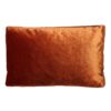 kussen oranje langwerpig velvet luxe