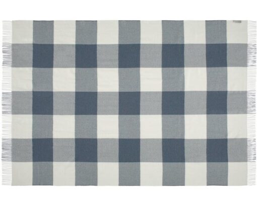 plaid wit petrol alpacawol blokken silkeborg