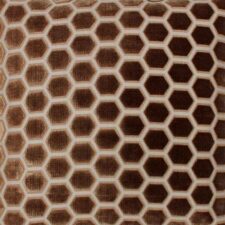Kussen cognac velours raaf detail