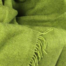plaid groen wol effen gotland klippan