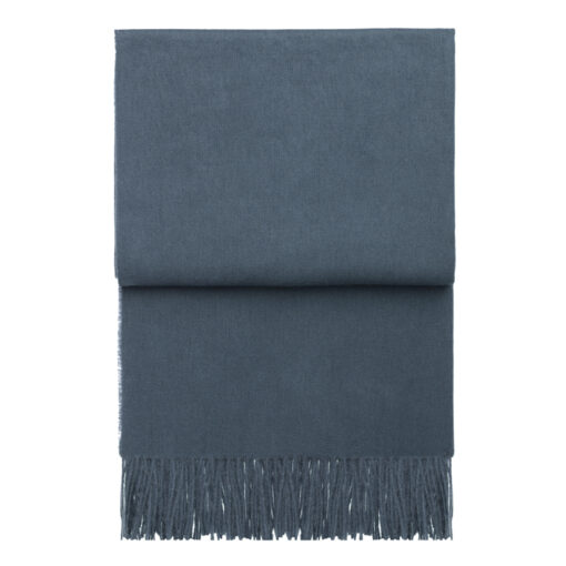 Plaid blauw alpacawol classic