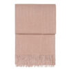 Plaid roze effen alpacawol elvang