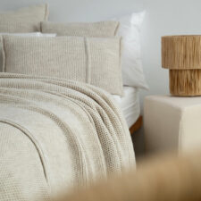 gebreid beige kussen moyha dreamy beige