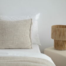 gebreid beige kussen moyha sleepy beige