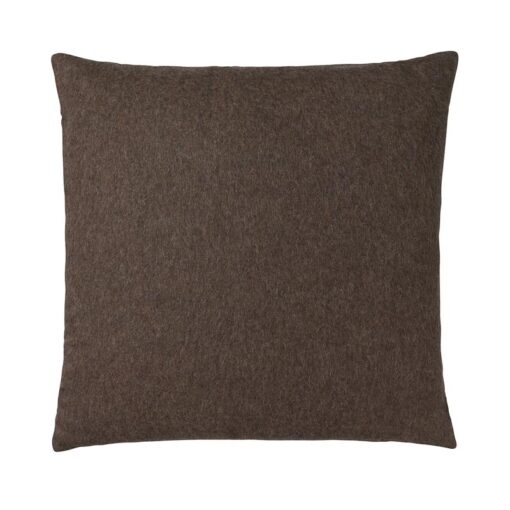 Kussen bruin vierkant alpacawol elvang classic