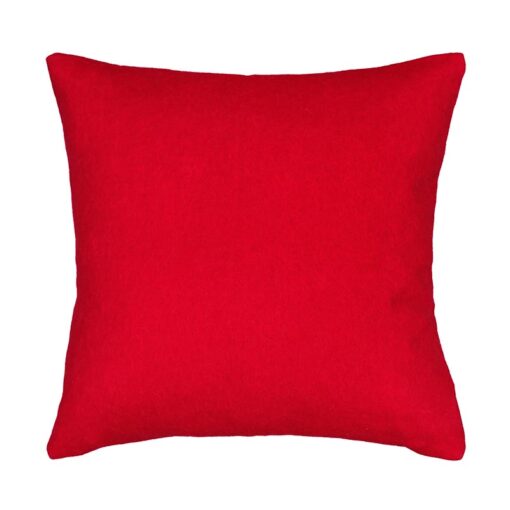 Kussen rood vierkant alpacawol elvang classic